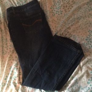 So Dark Wash Bootcut Jeans